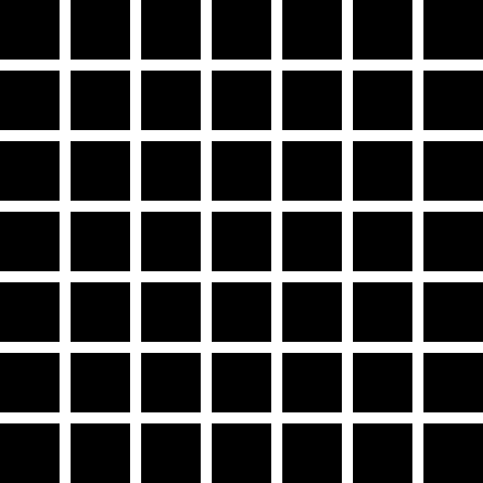 Image of a grid of black squares arranged in a structured pattern.