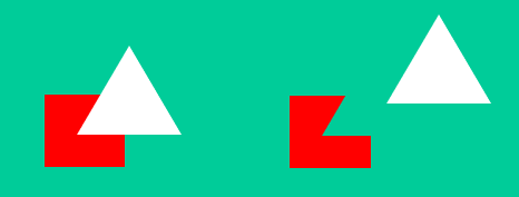 Image illustrating how people have a bias to see near objects as occluding more distant objects but illusions can occur if the nearby object has a cutout.