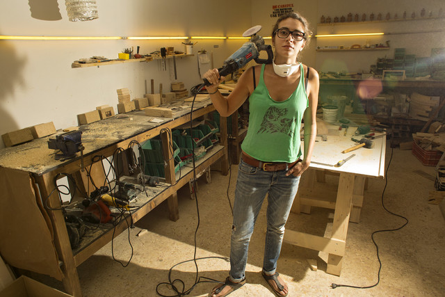 Artisan woodworker and entrepreneur Sandy Lyen is a member and partial owner of a Beirut-based artisan cooperative