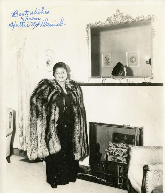 Academy Award-winning actress Hattie McDaniel